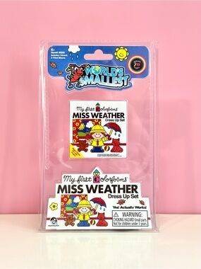 World's Smallest ~ My First Colorforms ~ Miss Weather Dress Up Set